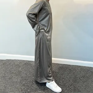 Nouveau modèle thobe pour hommes robe musulmane saoudienne thobe musulman jubba arabe abaya dubai thobes pour hommes islam