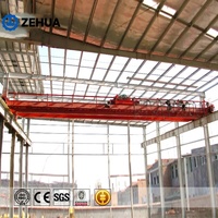 Grúa puente de taller, Lanzador de vigas, Grúa pórtico, Grúa puente aérea, Tipo QD, Gancho de doble viga, Motor de 10t