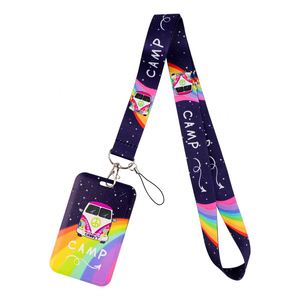 Wholesale Sublimation Printed <b>Lanyard</b> with Hard Plastic ID Holder with Your Own logo - Product Image 3