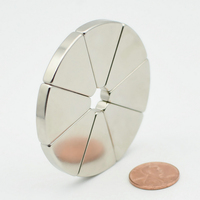 Aimant arc personnalisé en néodyme n52, disque magnétique de haute qualité, 1 pièce