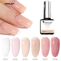Gel d'Extension Venalisa pour Nail Art 7.5ML, Gel de Construction Rapide Couleur Camouflage UV/LED Soak Off, Vernis à Ongles Gel Émail