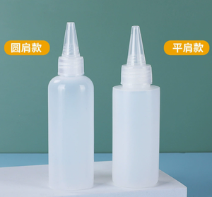 Botellas de Plástico Negras Cilíndricas de HDPE con Tapa de Rosca para Cosméticos, Regalos y Manualidades, 10ml/20ml/30ml/50ml, Impresión Serigráfica - Product Image 3