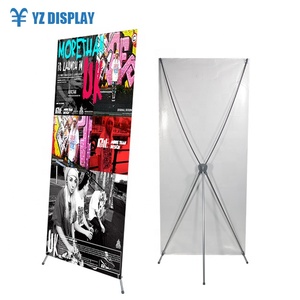 Bán buôn quảng cáo hiển thị x Hình dạng biểu ngữ hiển thị cố định chéo cơ sở bay Cờ biểu ngữ đứng sợi thủy tinh + nhôm cực CN; heb - Product Image 5