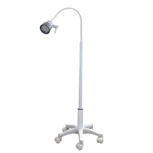 Lampada da Esame LED Mobile su Supporto a Pavimento in Acciaio Inossidabile per Ospedali e Cliniche - Product Image 1
