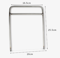 Qualité acier inoxydable grand U arc forme céramique poterie outil de sculpture coupe poterie outils boue métal fil coupe-boue