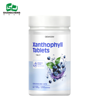 Tablet Lutein Blueberry Zeaxanthin Vitamin untuk Kesehatan Mata Anjing Grosir, Penyerapan Cepat, Aman, Umur Simpan 2 Tahun, Produsen OEM