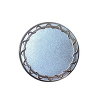 Pièce de défi vierge en métal avec logo laser personnalisé de haute qualité bon marché en gros