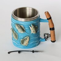 La nouvelle tasse de pêche transfrontalière est une tasse créative conçue pour les passionnés de pêche.