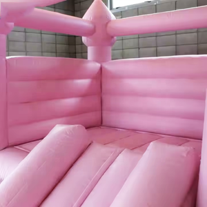 Château Gonflable Commercial en PVC Blanc pour Adultes Enfants Mariages, Kit de Réparation Inclus, avec Toboggan - Product Image 5