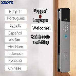 XSDTS K49 compatible avec les serrures <span class=keywords><strong>WiFi</strong></span> Tuya/Whishome avec interphone actif, déverrouillage multi-méthodes : empreinte digitale, reconnaissance faciale, <span class=keywords><strong>mot</strong></span> <span class=keywords><strong>de</strong></span> <span class=keywords><strong>passe</strong></span>, carte, application pour la maison - Product Image 2
