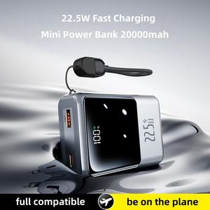 แบตสำรอง22.5วัตต์แบตเตอรี่สำรองความจุสูง10000มิลลิแอมป์20000มิลลิแอมป์ต่อชั่วโมงพร้อมแท่นชาร์จเร็ว Type <span class=keywords><strong>C</strong></span> PD สำหรับ <span class=keywords><strong>iPhone</strong></span> - Product Image 3