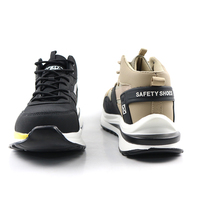 Prix usine chaussures de travail légères à la mode avec orteil en acier Anti-smash Anti-crevaison assurance du travail semelle souple