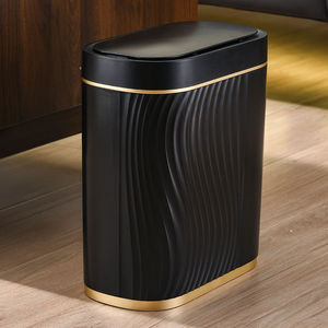 Light Luxury Smart Sensor Trash Can for Home Use Automatic Narrow Gap Electric Waste <strong>Bin</strong> <strong>Lid</strong> Made Durable <strong>Plastic</strong> for Bathroom - Product Image 3