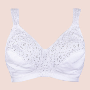 <span class=keywords><strong>46</strong></span> reggiseno senza fili a coppa piena sottile sottile in pizzo classico da <span class=keywords><strong>donna</strong></span> di alta qualità comodo reggiseno taglie forti Minimizer per seno grande - Product Image 6