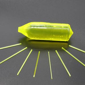 Cristal scintillateur à haut rendement lumineux 54000 photons/Mev, 6,63 g/cm³, bâton de cristal CeGGAG, résolution énergétique de 6 % pour la physique nucléaire - Product Image 4