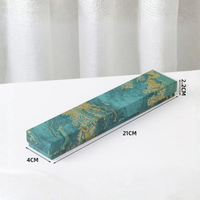 Boîte à bijoux en papier personnalisée en gros avec couvercle et base à motif marbré pour emballage de collier, bracelet, boucles d'oreilles, bague, cadeau