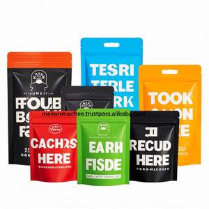 Free Fast Shipping Eco-Design Custom Printed 3.5G Stand Pouches Durable Die Cut Packaging for Chewing <b>Gum</b> 3.5 Mylar Bags - Product Image 3