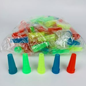 Embouts de chicha jetables en plastique laqué de type droit, haute qualité, 100 pièces, écologiques, emballés individuellement, assortis - Product Image 6