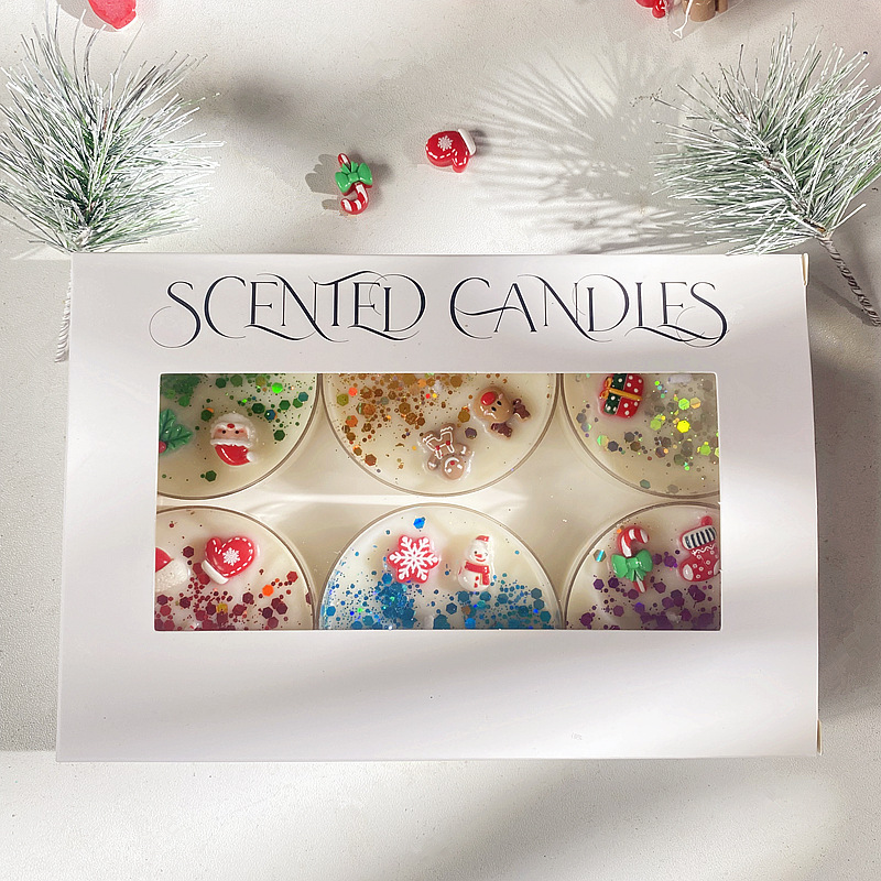 6PCS Christmas candle set