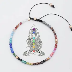 C&H Wholesale Handmade Natural Crystal Healing Seven Chakra for Fashion Jewelry