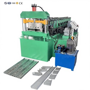 Manufacturing Roll Forming Ladder Making CNC <b>Punch</b> <b>Machine</b> Pump for Wire Mesh Cable Trays Production 220V/380V 35kw Automatic - Product Image 1