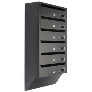 Coffres-forts UK Boîte <span class=keywords><strong>aux</strong></span> <span class=keywords><strong>lettres</strong></span> en acier multi-occupants Boîte <span class=keywords><strong>aux</strong></span> <span class=keywords><strong>lettres</strong></span> murale antivol sécurisée Boîte <span class=keywords><strong>aux</strong></span> <span class=keywords><strong>lettres</strong></span> d'appartement avec <span class=keywords><strong>plaque</strong></span> signalétique et serrure à clé - Product Image 1