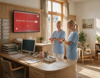 Solución PTT Easytalk para Residencias de Ancianos, Red Privada 4G LTE, Radio Bidireccional PoC, Walkie Talkie, SOS, Rastreo GPS, Atención Médica, 150 Usuarios