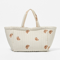 Sac à langer pour maman, sac à dos en coton, grande capacité, organisateur de voyage pour garçons et filles, utilisation quotidienne en plein air, garderie