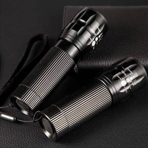 <b>Bicycle</b> Front <b>Light</b> Rechargeable Led Aluminum Alloy 4 Modes IPX4 Waterproof Cycling Lamp - Product Image 2