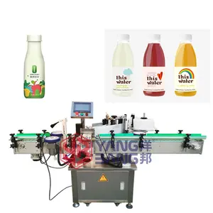 YB-LT100 Yangbang piccola scala automatica completa dell'etichettatrice della bottiglia del succo di latte della bevanda