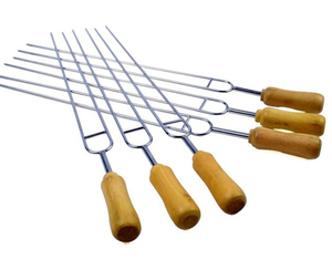 Outdoor Picnic BBQ Barbecue Skewers Roast Stick Stainless Steel Needle/U Shaped Barbecue Stick/<strong>kabob</strong> <strong>Maker</strong> - Product Image 1