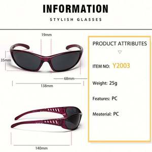 Gafas de Sol Modernas y Atractivas Estilo Punk, Novedades 2022, Gafas de Sol Deportivas para Exteriores para Hombre y Mujer - Product Image 6