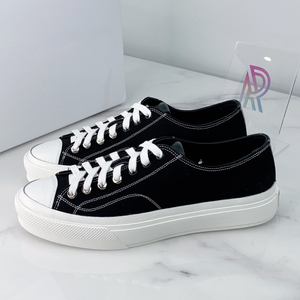 รองเท้าลำลองจากนักออกแบบสุดหรูชั้นนำรองเท้าวิ่งผ้าใบแบบผูกเชือกรองเท้าแฟชั่นวัลกาไนส์สำหรับฤดูร้อนฤดูใบไม้ร่วง - Product Image 1