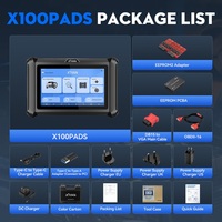 Programador de Llaves de Auto X70PAD-SH4, Herramienta de Diagnóstico Automotriz con Pantalla LCD, CAN FD, DOIP, OBD Integrados, 1 Año de WiFi