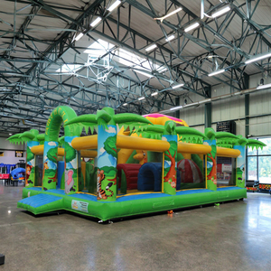 Pvc trẻ em trong nhà ngoài trời thiết bị chơi bơm hơi nhảy lâu đài <span class=keywords><strong>bouncy</strong></span> công viên Trampoline Nhà Giải trí với Slide - Product Image 3