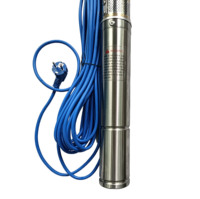Gran oferta, bomba sumergible de acero inoxidable de 3 pulgadas, bomba de pozo profundo