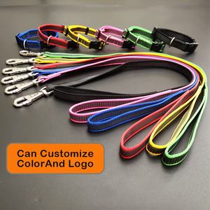 Hebilla de liberación acolchada cómoda de caza de alta resistencia, mango superior deportivo táctico, conjunto de <span class=keywords><strong>collar</strong></span> y correa de perro grande para entrenamiento de perros - Product Image 5