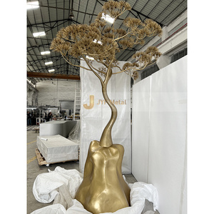 V402 alta calidad 304 escultura de acero inoxidable árbol de jardín de acero inoxidable - Product Image 2
