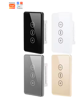 Nouveau Interrupteur Mural Tactile Intelligent 3D à Double Pôle en Verre, Télécommande WiFi pour Maison Connectée 10A, Vente Chaude 2026