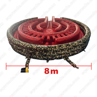 Labyrinthe interactif géant gonflable en PVC personnalisé Sqarcade pour événements et attractions intérieurs/extérieurs
