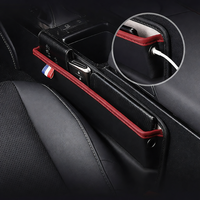 Bande de remplissage pour l'espace entre les sièges de voiture, Organisateur de console centrale de voiture, Accessoires automobiles sous marque privée, Remplisseur d'espace entre les sièges de voiture (lot de 2) C13