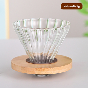 High Borosilicate Glass Hand Drip <strong>Coffee</strong> Kit <strong>V</strong> Shaped Brewer Filter Pour Over <strong>Coffee</strong> Dripper - Product Image 4