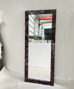 Miroir décoratif rectangulaire mural sur mesure de style Art Déco, pleine longueur, avec <span class=keywords><strong>cadre</strong></span> en pierre massif, pour rénovation intérieure - Product Image 6