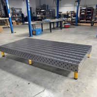 Table de soudage 3D en fonte nitrurée XINTIAN D16D28, plateforme de soudage modulaire avec kits de fixation et de serrage pour la fabrication métallique