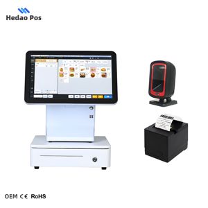 <span class=keywords><strong>POS</strong></span>-система Hedao X2 «все в одном»: автономный планшетный кассовый аппарат с процессором i7 и Windows 10 для розничной торговли, супермаркетов и ресторанов - Product Image 3