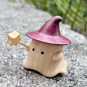 Adornos <span class=keywords><strong>de</strong></span> elfos grabados en madera maciza, arte creativo <span class=keywords><strong>de</strong></span> tallado y ensamblaje, decoración del hogar, regalo lindo - Product Image 1