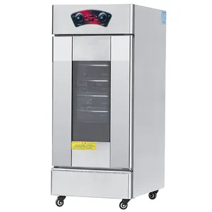 Machine de fermentation de pâte à pain électrique en acier inoxydable, 6 plateaux, pour la maison et la boulangerie (YFP-6M)