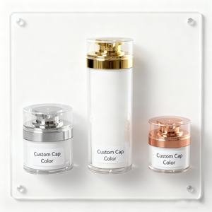 Flacon vide en plastique à visser sans air pour fond de teint, sérum, maquillage, emballage cosmétique, crème émulsion, écologique - Product Image 3