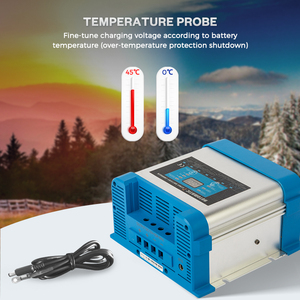 Carspa đa bảo vệ <span class=keywords><strong>12V</strong></span> 24V 7-giai đoạn tự động sạc pin sạc với màn hình LCD hiển thị cho Lithium/gel/AGM/ướt Pin - Product Image 4