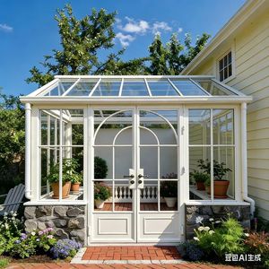 Terraza de Villa Personalizada, Solárium de Aleación de Aluminio, Jardín Exterior, Balcón Cerrado, Toldo, Sala de Vidrio Templado, Parasol Inteligente - Product Image 6